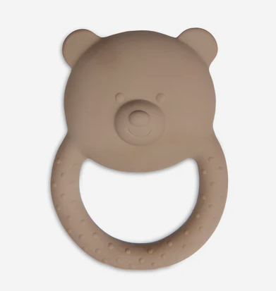 Bijtring Rubber Teddy Bear Biscuit