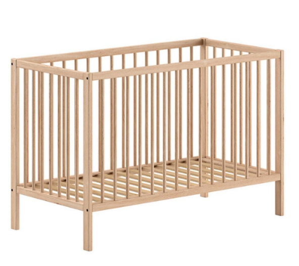 Bed 120/60 naturel spaken model Dino