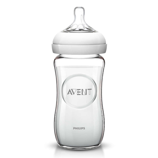 Zuigfles glas  Avent responce 260ml  